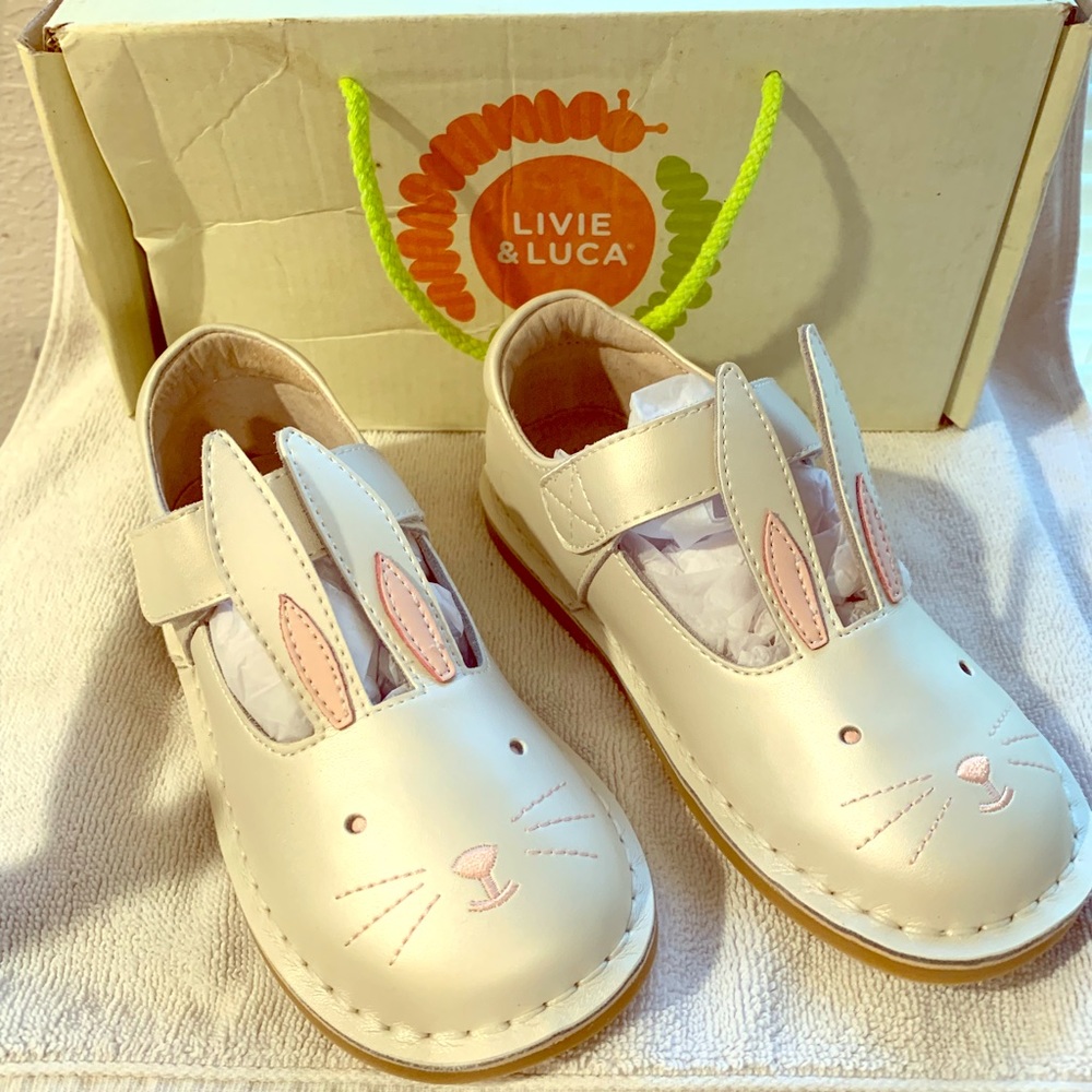 New! Livie & Luca Girls Sz 13 Molly White Shoes
